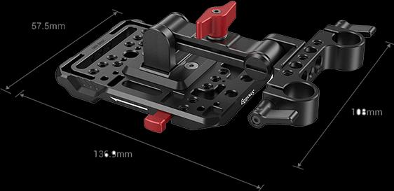 Image du produit SmallRig V Mount Battery Plate with Adjustable Arm 2991 (Accessoires vidéo divers)