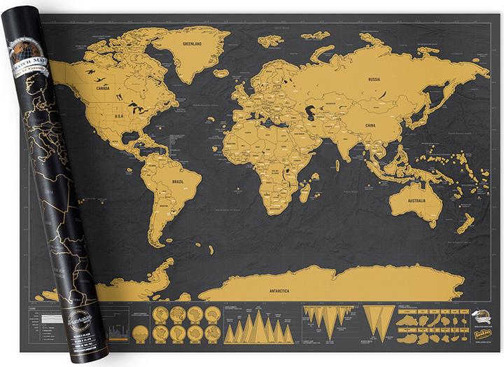 Mappa Gratta e Vinci Deluxe (60 x 82 cm)
