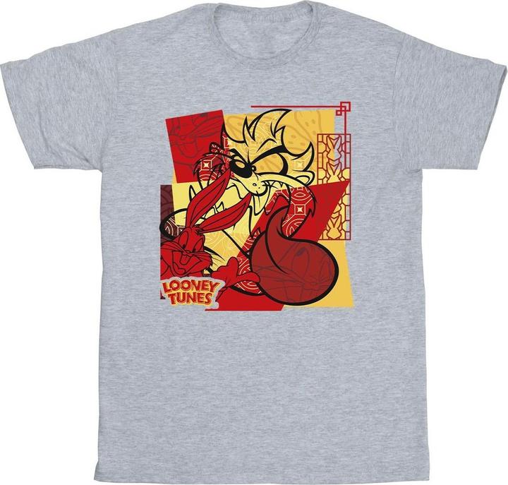 Looney Tunes Taz Bugs Rabbit New Year TShirt (XXL)