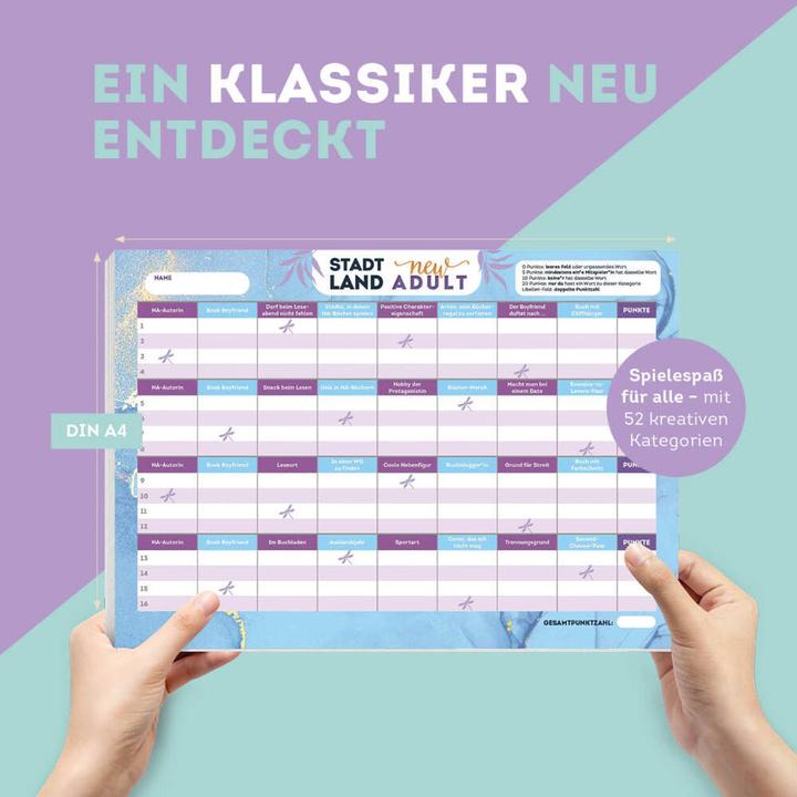 Actual product image City, Country, New Adult - The classic game for fans of Enemies-to-Lovers to Second Chance (German)