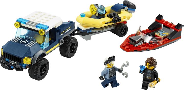 Actual product image LEGO City Transport of the Police Boat (60272, LEGO City)