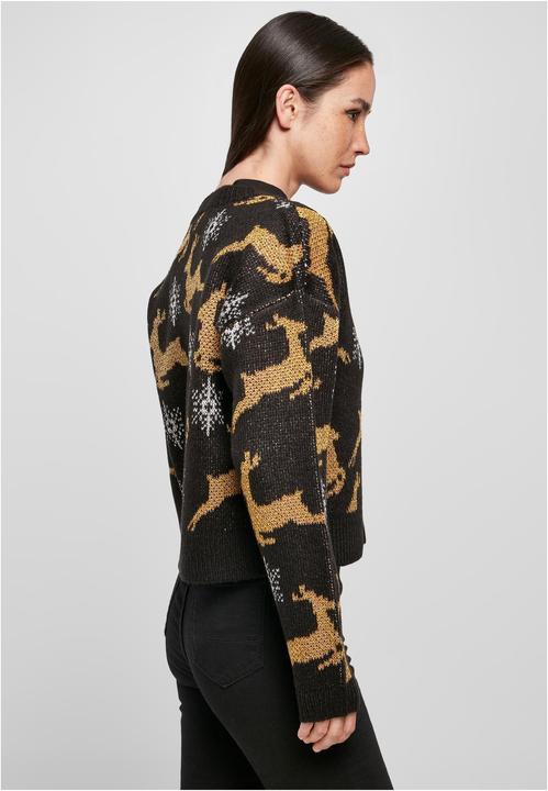 Image du produit Urban Classics Cardigan de Noël court et surdimensionné pour femmes (M)