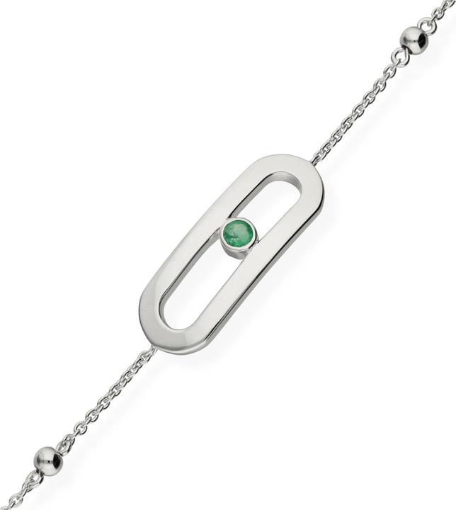Carat Birthstone (25 cm, Silber 925)