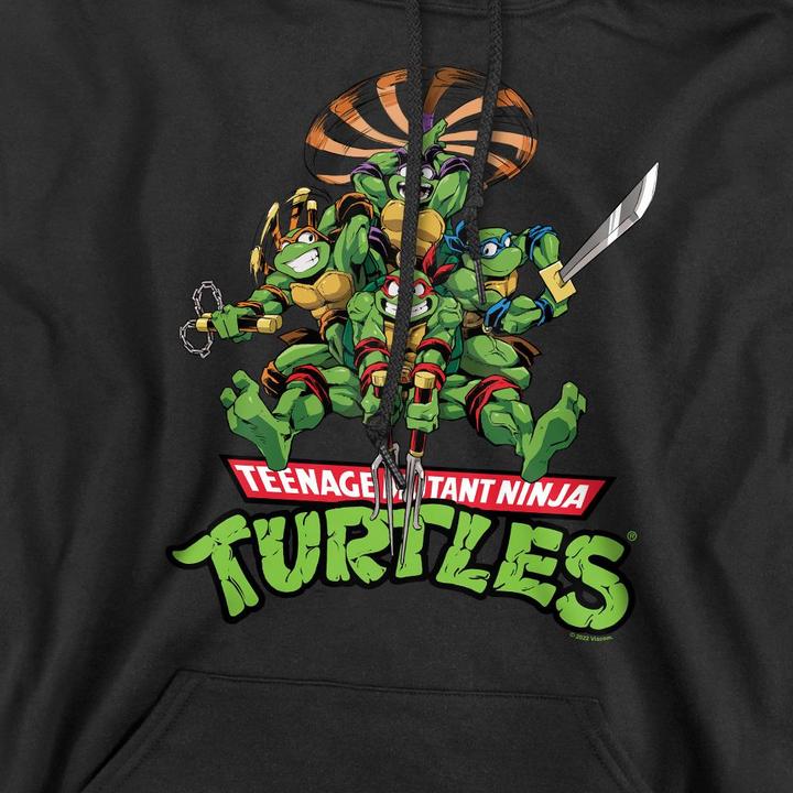 Immagine prodotto Teenage Mutant NT Felpa con Cappuccio Tartarughe Manga Uomo (XL)