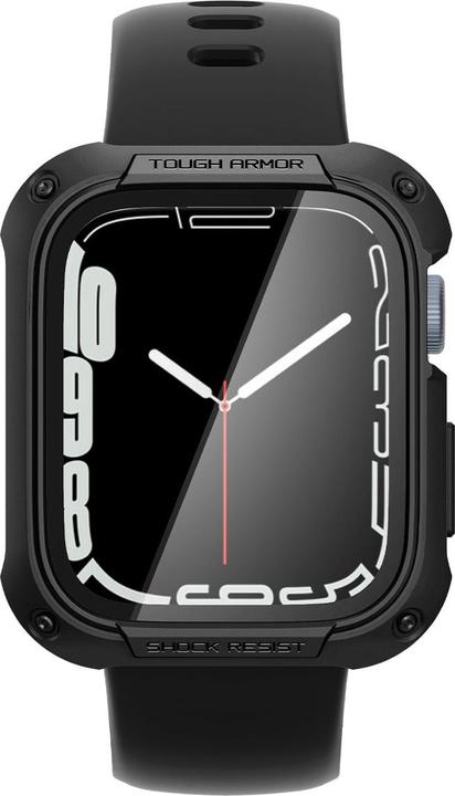 Actual product image Tech-Protect TOUGH ARMOR APPLE WATCH 7 / 8 (45 MM) BLACK