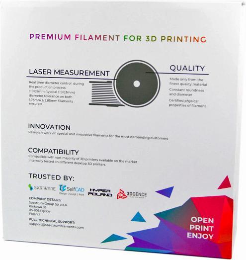Produktbild Filament (PLA, 1.75 mm, 1000 g, Schwarz)