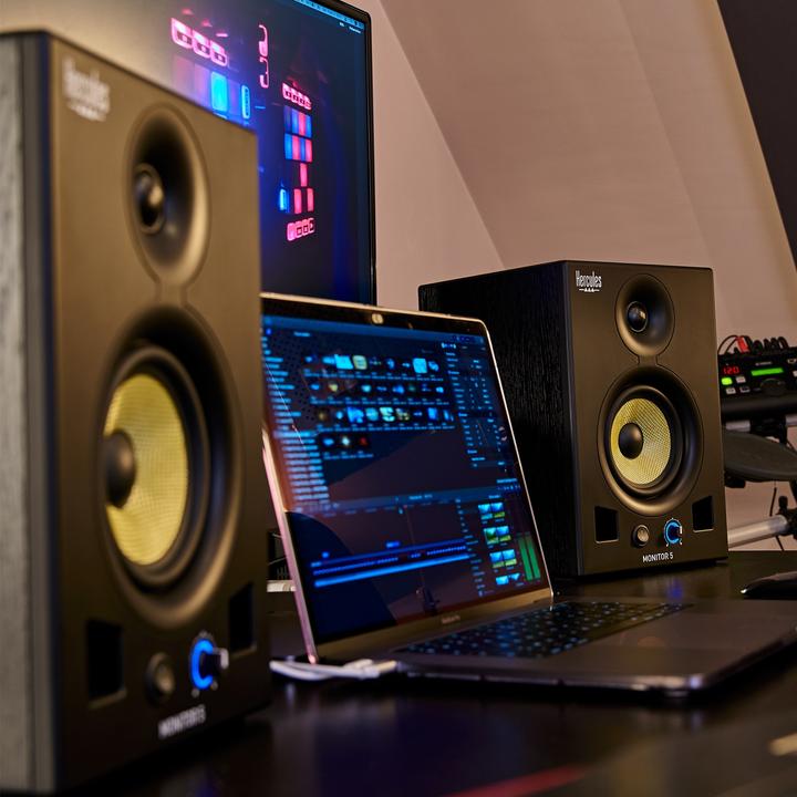 Produktbild Hercules DJ Monitor 5 (Aktiv, Paar, 2x 80 W)