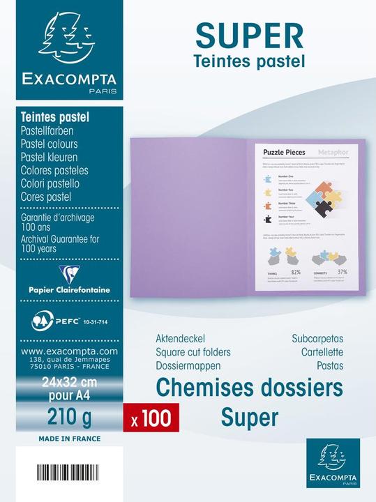 Produktbild Exacompta Sammelmappen - Aktendeckel (A4, 100 x)