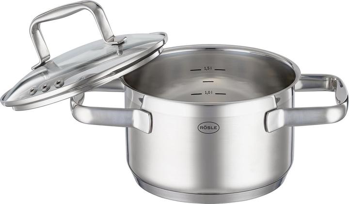 Image du produit Rösle Pot de légumes (16 cm, Casserole, Acier inoxydable)