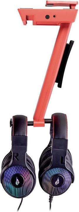 Produktbild Verbatim Vinson N1 Headset Stand Red Dual Balance Gaming Headset RGB