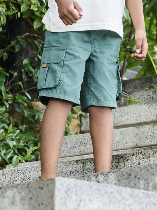 Produktbild Vertbaudet Jungen Cargoshorts mit Clip-Schnalle (116)