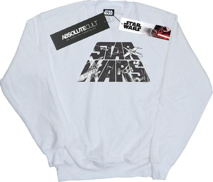 Star Wars Logo Space Sketch Sweatshirt (XL)
