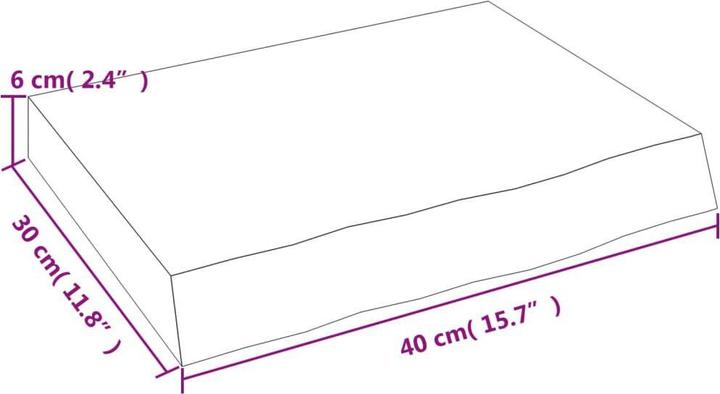 Produktbild VidaXL Emerald (40 x 6 x 30 cm)