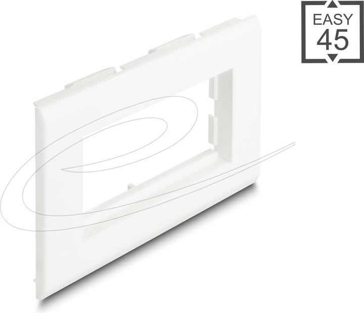 Delock Supporto del modulo Easy 45 per l'installazione di dispositivi in canalina 130 x 80 mm (13 cm)