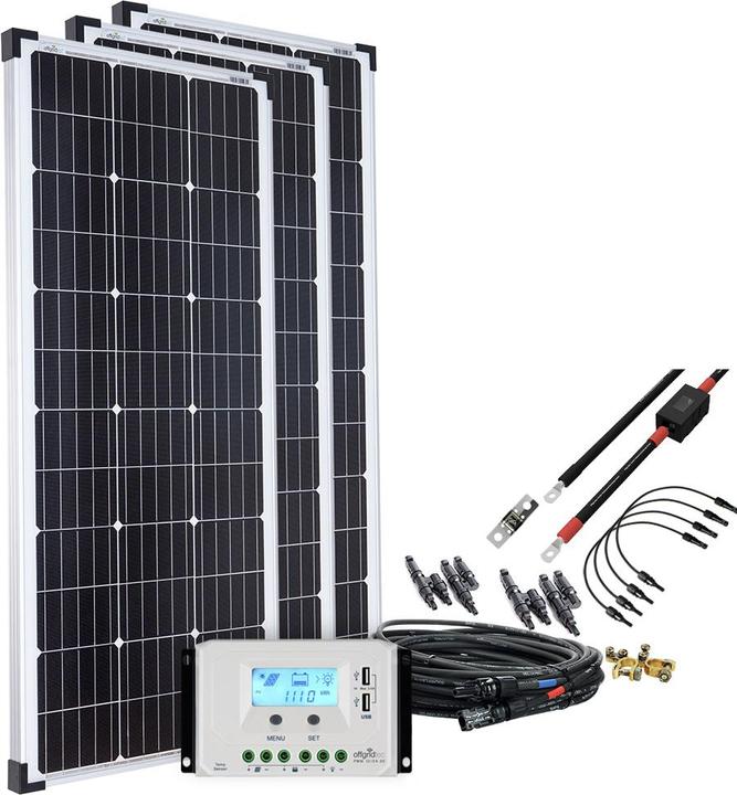 Actual product image Offgridtec ® basicPremium-L 300W solar system 12V/24V complete system (300 W)