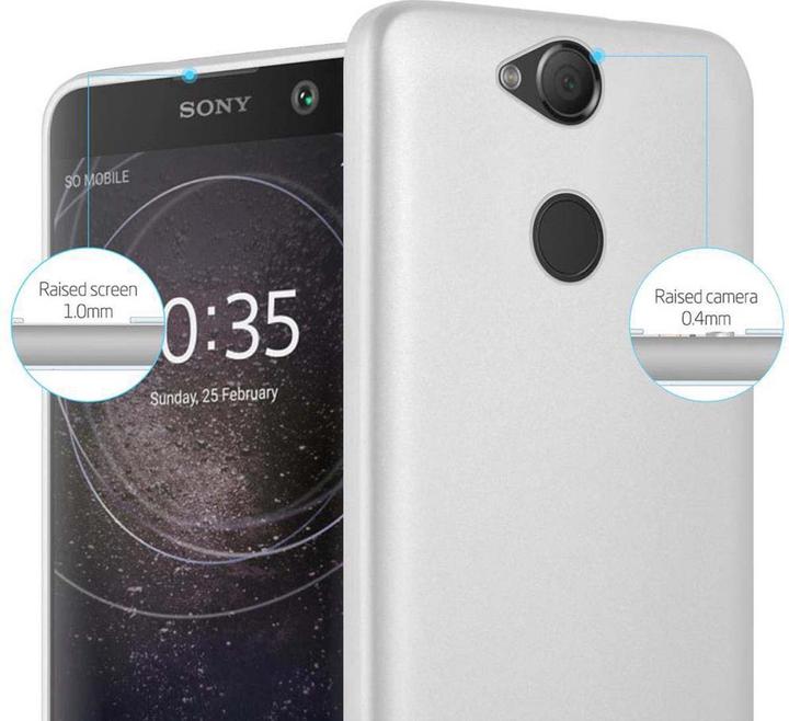 Actual product image Cadorabo TPU Matt Metallic Cover (Sony Xperia XA2)