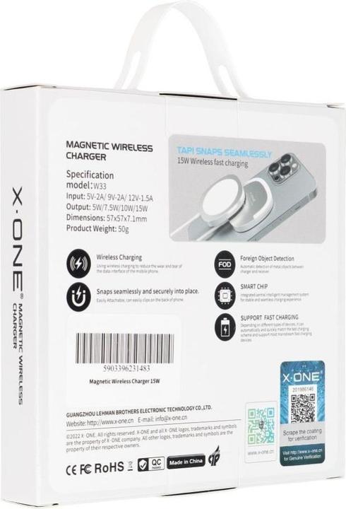 Image du produit X-One Dock station Magnetic Wireless Charger Stand compatible with MagSafe 15W (15 W)