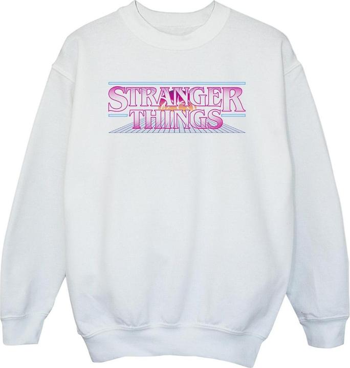 Netflix Stranger Things Retro Title Sweatshirt Mädchen