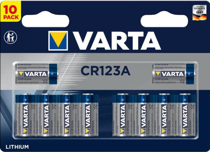 Image du produit Varta CR123A (10 pcs, CR123A, 1430 mAh)