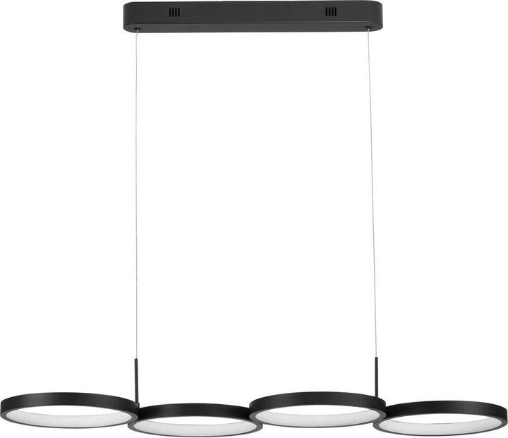 Actual product image Nova Luce MAGNUS LED pendant light black 41W warm white 84x32x120cm dimmable 9248117