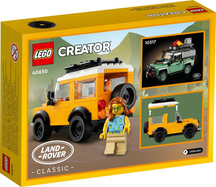 Produktbild LEGO Klassischer Land Rover Defender (40650, LEGO Classic, LEGO Seltene Sets)
