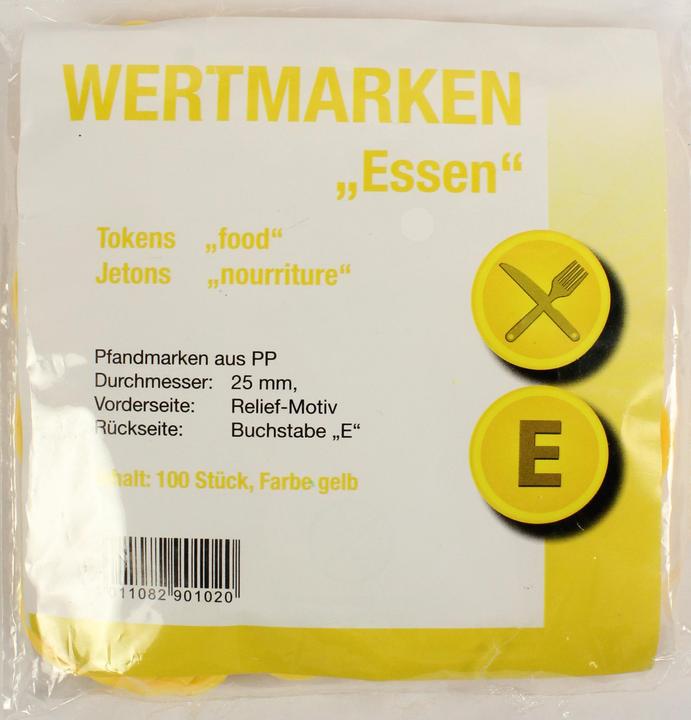 Produktbild W&A Jetons Wertmarken Essen