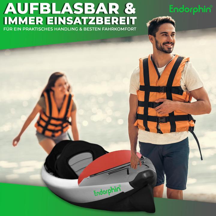 Produktbild Endorphin Aufblasbares Drop Stitch Kajak für 2 Personen als Komplettset (2 Pers.)
