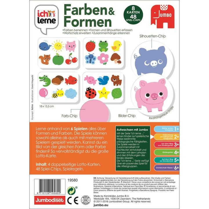 Productafbeelding Jumbo Ik leer vormen & kleuren (Duits)