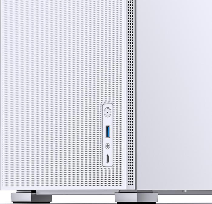 Actual product image Jonsbo D41 MESH White (mATX, DTX, Mini-ITX, ATX)