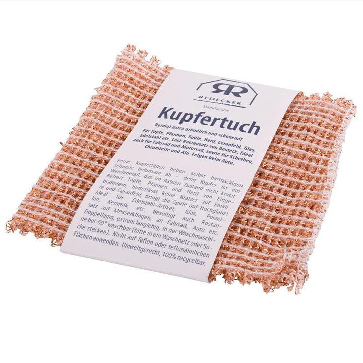 Produktbild Bürstenhaus Redecker Kupferlappen (2 Stk.)