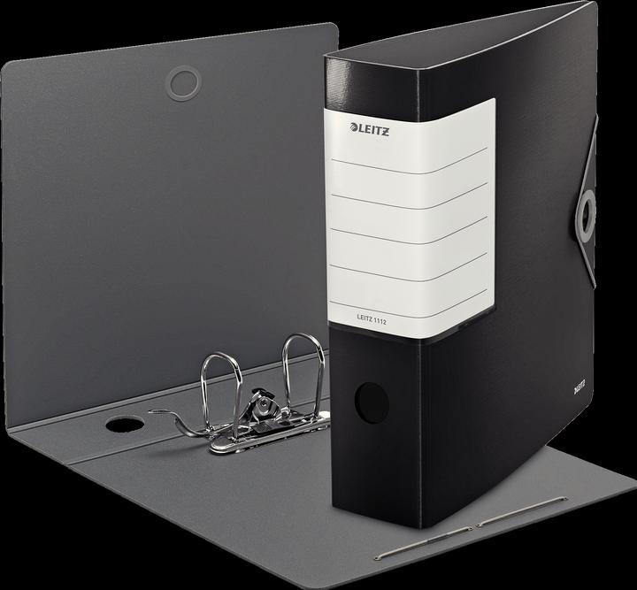 Actual product image Leitz 180° Active Solid weight binder, A4 82 mm black (11120095) (A4, 82 mm, 5 Piece)