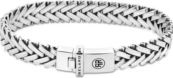 Rebel & Rose Armband Helios RR-BR035-S-L Herren (19 cm, Sterling Silber 925)