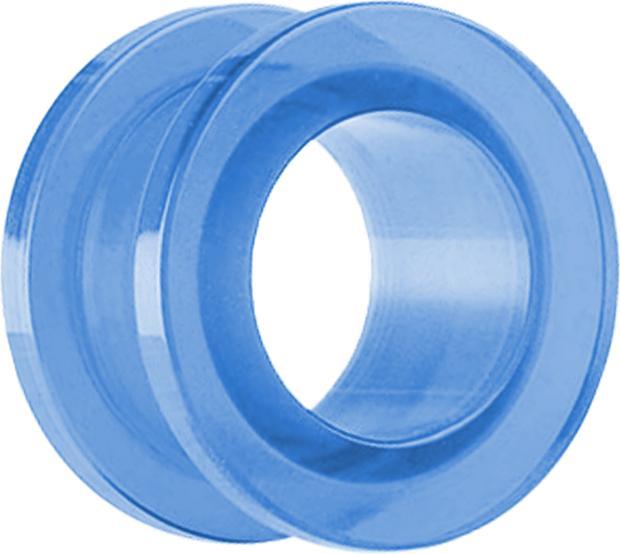 Produktbild Star Piercing Flesh Tunnel hellblau (ohne Messing, Acryl)
