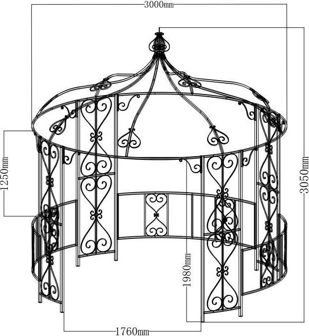 Actual product image Vente-unique Tilcara (300 cm, 300 cm)