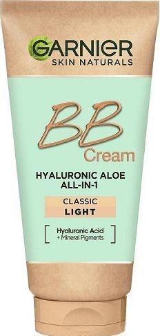 Actual product image Garnier GARNIER Hyaluronic Aloe All-In-1 BB Cream nawilżający krem BB do każdego typu skóry Jasny 50ml