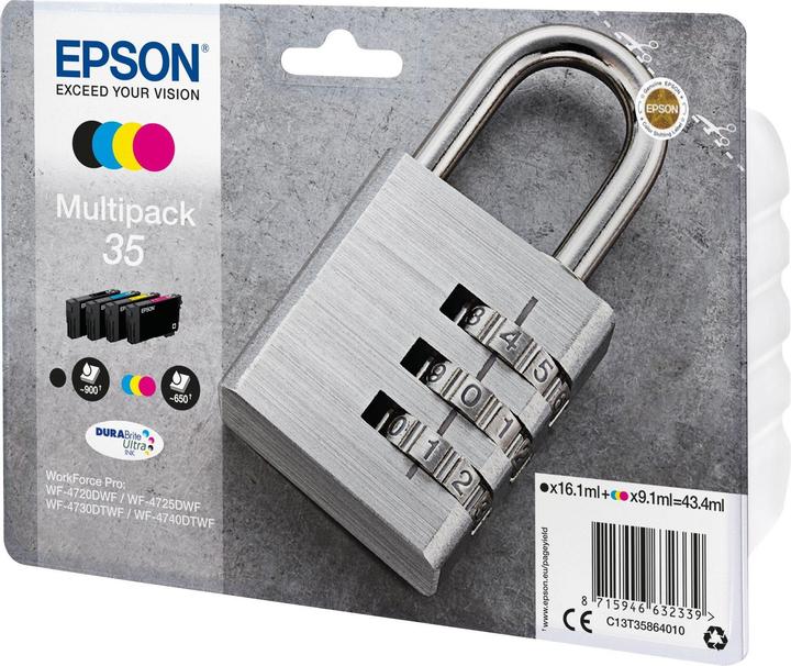Productafbeelding Epson 35 DuraBrite Ultra Multipack (M, C, Y, BK)