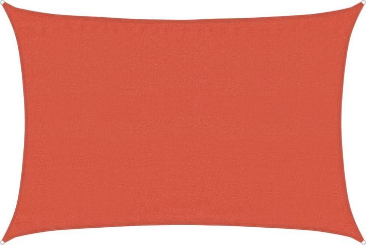 Image du produit VidaXL Sonnensegel 160 g/m² Rechteckig rot HDPE (3,5 x 4,5 m)