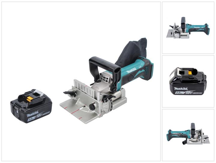 Makita DPJ 180 T1 Akku NutfrÃ¤se 18 V 100 mm + 1x Akku 5,0 Ah - ohne LadegerÃ¤t