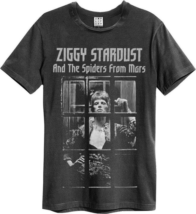 Amplified Adult The Rise and Fall David Bowie TShirt