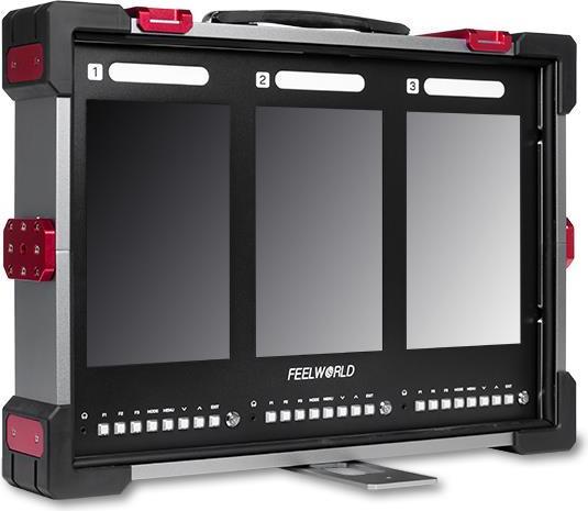 Actual product image Feelworld PS101 Triple 10.1 inch Vertical Display Monitor (10.10")
