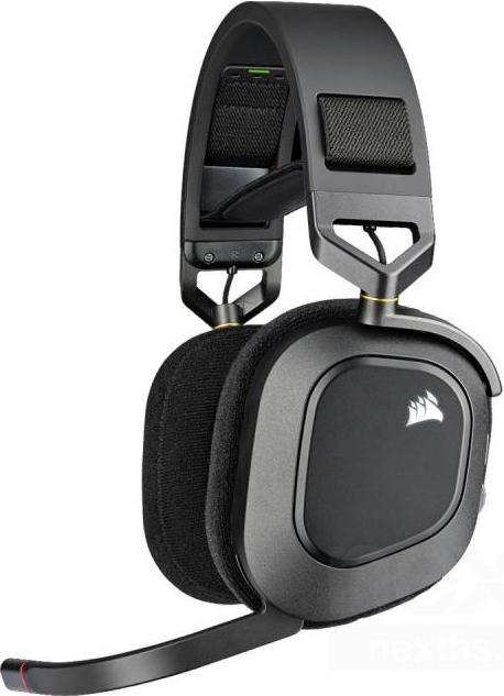 Produktbild Corsair HS80 RGB Wireless Headset mit Mikrofon PC/PS4/Xbox One Carbon " Erneuert"