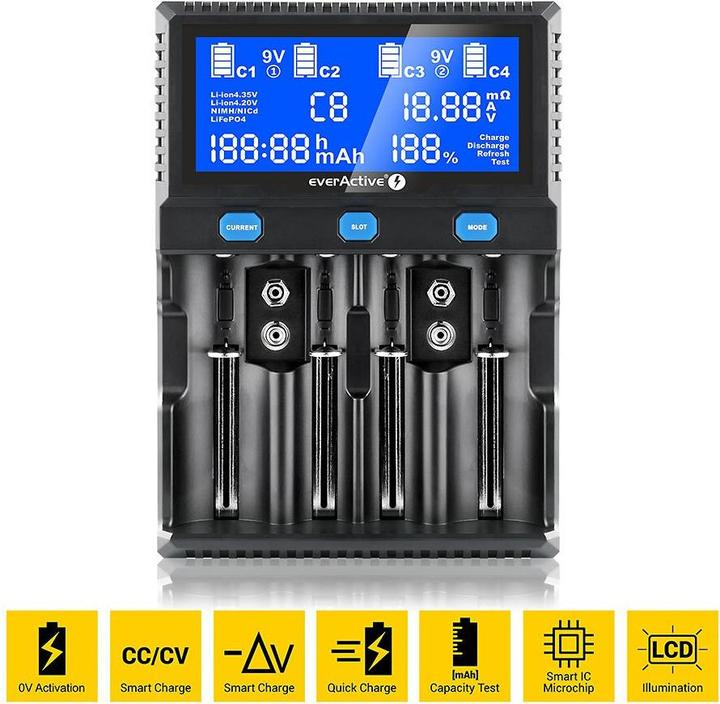Image du produit Everactive UC-4200 (1 pcs, AAA, AA, C, Chargeurs sans batterie)