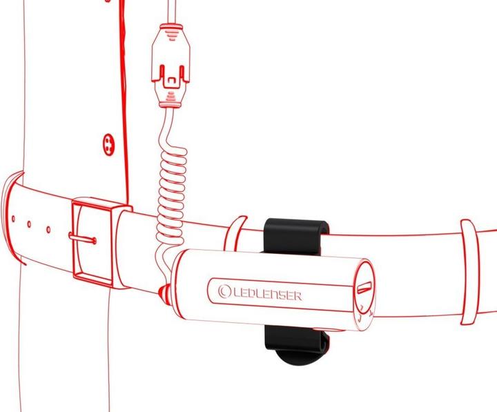 Produktbild Ledlenser Belt Clip Type A Black Box