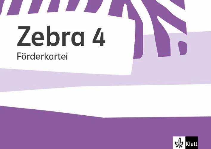 Produktbild Zebra 4. Förderkartei Klasse 4 (Deutsch, 2020)