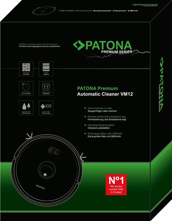 Produktbild Patona Premium Automatic Cleaner VM12 (Saugwischroboter)