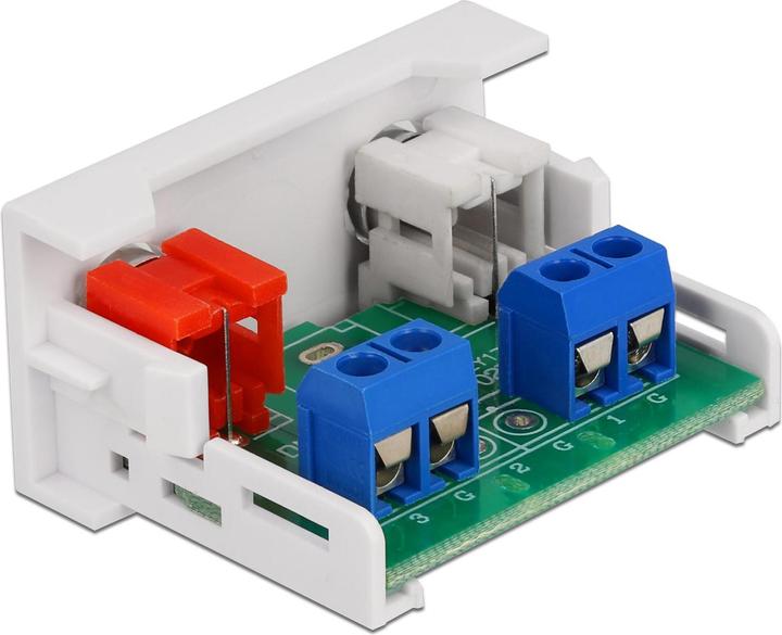 Actual product image Delock Easy 45 module 2 x Cinch socket 22.5 x 45 mm
