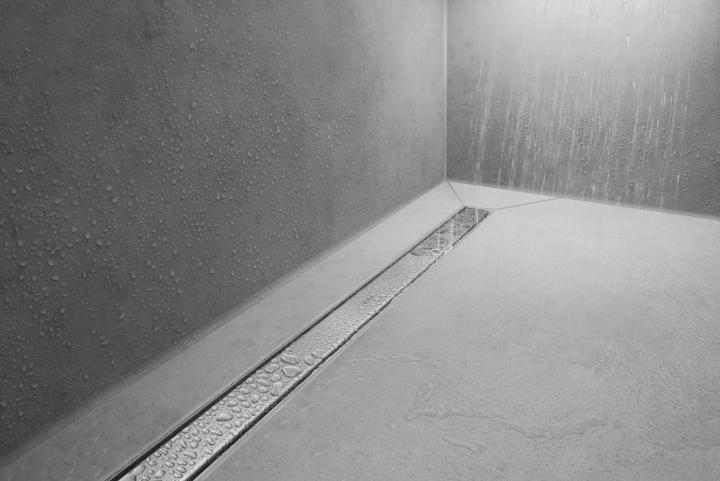 Image du produit hansgrohe HG caniveau de douche RainDrain Match m hauteur réglable Ra 700mm ES brossé (700 mm)
