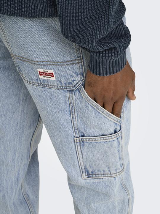 Actual product image Only & Sons Onsedge Straight Car Lb 1087tai Dnm Noos (W34/L30)