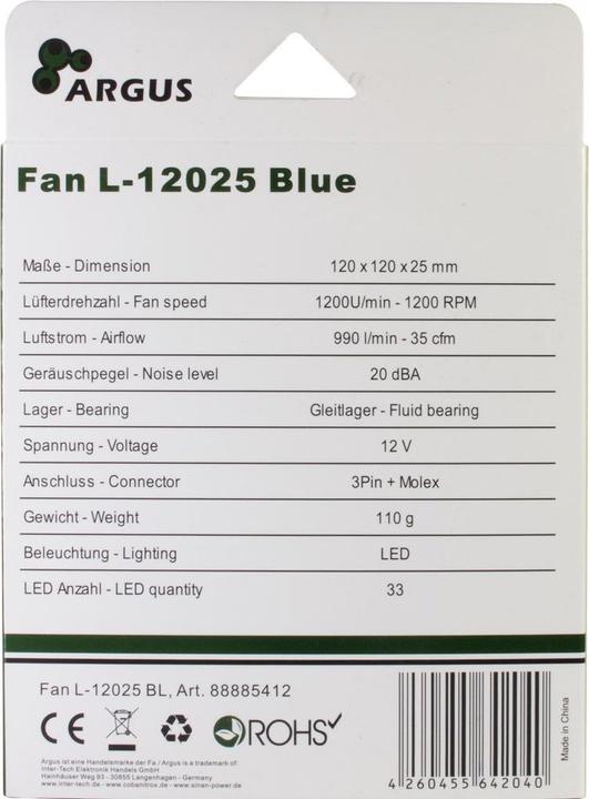 Actual product image Intertech L12025 (120 mm, 1 x)