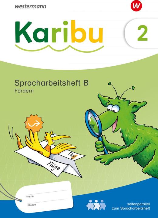 Produktbild Karibu 2 B. Spracharbeitsheft Fördern (Deutsch, Andreaua, Bader, Elena/Eichmeyer, Astrid/Warnecke, 2024)